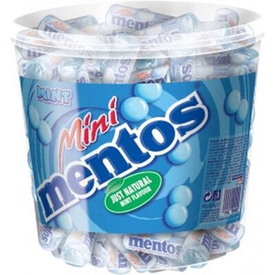 Mentos mint silo - snoep - vegan - 1x120stuks Mentos mint silo - snoep - vegan - 1x120stuks