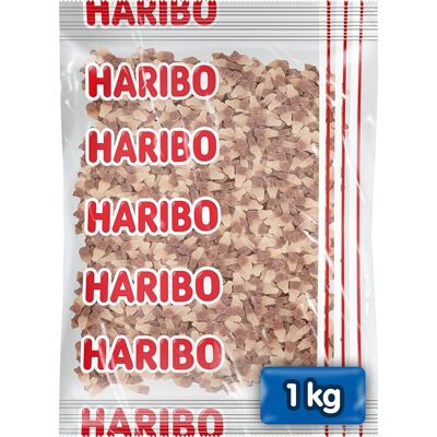 Haribo happy cola f!zz - zuur snoep colasmaak - 1kg zak Haribo happy cola f!zz - zuur snoep colasmaak - 1kg zak