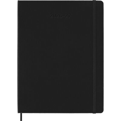Moleskine 18 maanden agenda - 2026/27 - wekelijks - xl - harde kaft - zwart Moleskine 18 maanden agenda - 2026/27 - wekelijks - xl - harde kaft - zwart
