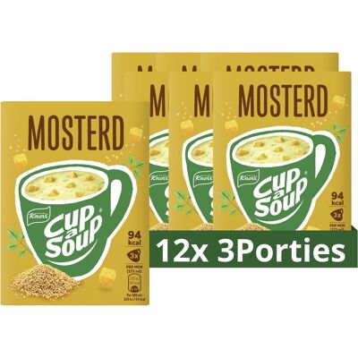 Knorr cup a soup - mosterd - zonder smaakversterkers, kleurstoffen en conserveermiddelen - 36 porties Knorr cup a soup - mosterd - zonder smaakversterkers, kleurstoffen en conserveermiddelen - 36 porties