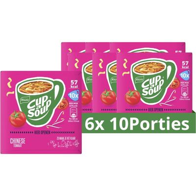 Knorr cup a soup - chinese tomaat - zonder toegevoegde smaakversterkers en conserveermiddelen - 60 porties Knorr cup a soup - chinese tomaat - zonder toegevoegde smaakversterkers en conserveermiddelen - 60 porties