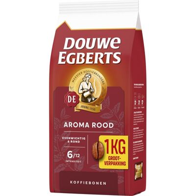 Douwe Egberts aroma rood koffiebonen - 4 x 1kg Douwe Egberts aroma rood koffiebonen - 4 x 1kg