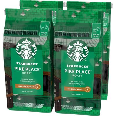 Starbucks pike place roast koffiebonen - 4 zakken x 450g Starbucks pike place roast koffiebonen - 4 zakken x 450g