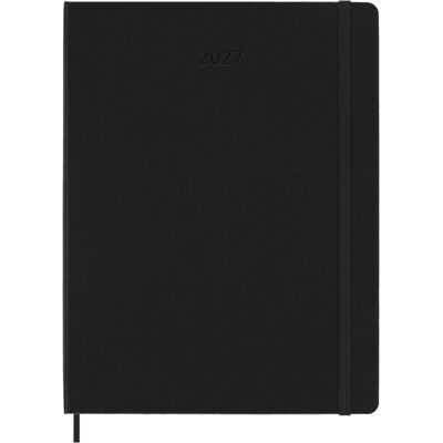 Moleskine 12 maanden agenda - 2027 - smart professional wekelijks - verticaal large - harde kaft - zwart Moleskine 12 maanden agenda - 2027 - smart professional wekelijks - verticaal large - harde kaft - zwart