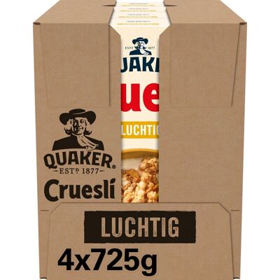 Quaker cruesli luchtig - ontbijtgranen - 4 x 725 gram Quaker cruesli luchtig - ontbijtgranen - 4 x 725 gram