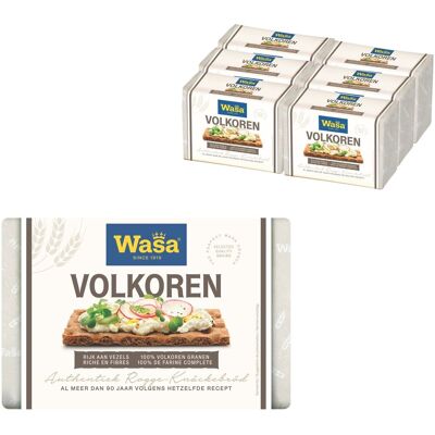 Wasa volkoren knäckebröd - 6 x 260g Wasa volkoren knäckebröd - 6 x 260g