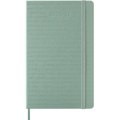 Moleskine 18 maanden agenda - 2026/27 - wekelijks - large - harde kaft - sage groen Moleskine 18 maanden agenda - 2026/27 - wekelijks - large - harde kaft - sage groen