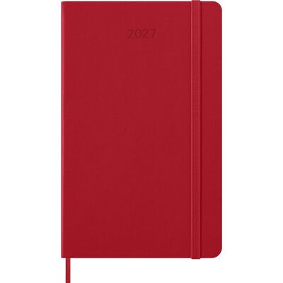 Moleskine 12 maanden agenda - 2027 - wekelijks - large - harde kaft - rood Moleskine 12 maanden agenda - 2027 - wekelijks - large - harde kaft - rood