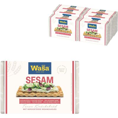 Wasa sesam knäckebröd - 6 x 250g Wasa sesam knäckebröd - 6 x 250g