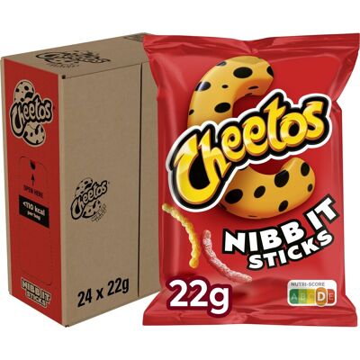 Cheetos nibb-it sticks naturel - chips - 24 x 22 gram Cheetos nibb-it sticks naturel - chips - 24 x 22 gram