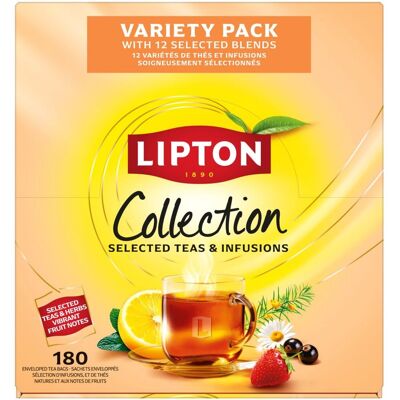 Lipton feel good selection thee variety pack assortimentsdoos (180 stuks) Lipton feel good selection thee variety pack assortimentsdoos (180 stuks)