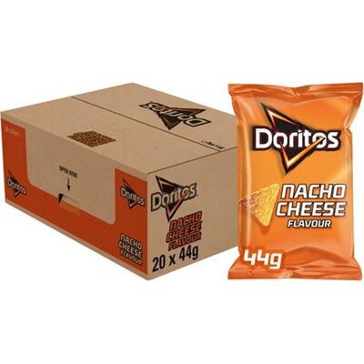 Doritos nacho cheese - tortilla chips - 20 x 44 gram Doritos nacho cheese - tortilla chips - 20 x 44 gram