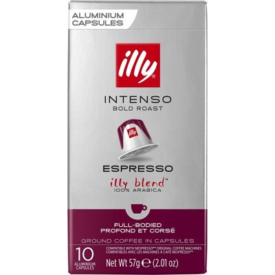 Illy espresso intenso koffiecups - 10x 10 stuks - 100 koffiecups Illy espresso intenso koffiecups - 10x 10 stuks - 100 koffiecups