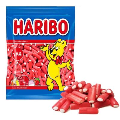 Haribo balla balla red - snoep - 1kg zak Haribo balla balla red - snoep - 1kg zak