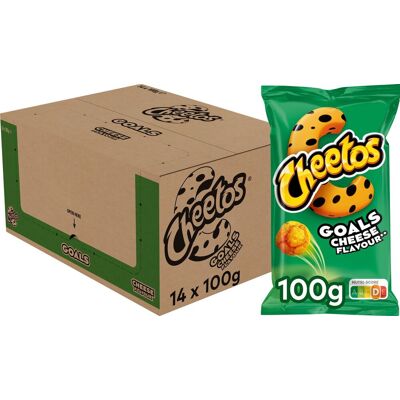 Cheetos goals cheese - chips - 14 x 100 gram Cheetos goals cheese - chips - 14 x 100 gram