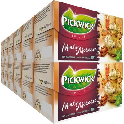 Pickwick spices minty morocco kruiden thee - 12 x 20 theezakjes Pickwick spices minty morocco kruiden thee - 12 x 20 theezakjes