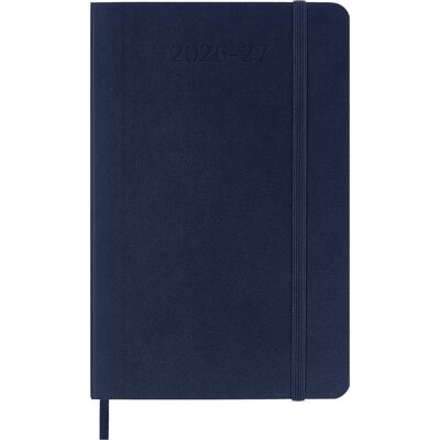 Moleskine 18 maanden agenda - 2026/27 - wekelijks - pocket - zachte kaft - saffier blauw Moleskine 18 maanden agenda - 2026/27 - wekelijks - pocket - zachte kaft - saffier blauw