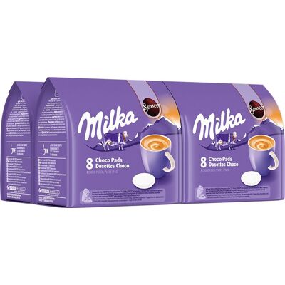 Senseo milka koffiepads - warme chocolademelk - 4 x 8 pads Senseo milka koffiepads - warme chocolademelk - 4 x 8 pads