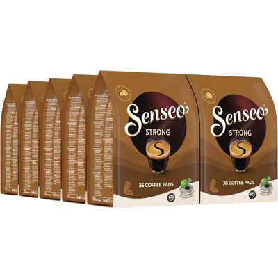 Senseo strong koffiepads - intensiteit 7/9 - 10 x 36 pads Senseo strong koffiepads - intensiteit 7/9 - 10 x 36 pads