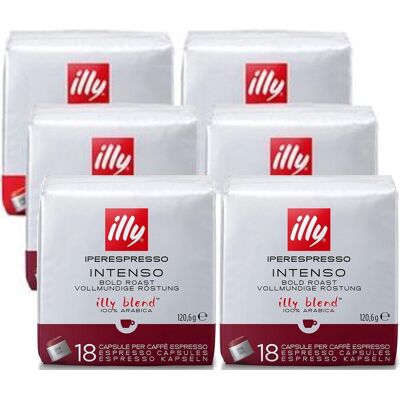Illy - Intenso - 108 capsules - Coffee capsules Illy - Intenso - 108 capsules - Coffee capsules