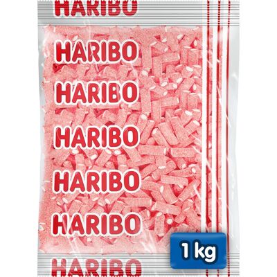 Haribo balla red f!zz - zuur snoep - 1kg zak Haribo balla red f!zz - zuur snoep - 1kg zak