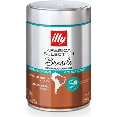 Illy - gemalen koffie - arabica selection - brazilië - cerrado mineiro - 6 x 250 gram Illy - gemalen koffie - arabica selection - brazilië - cerrado mineiro - 6 x 250 gram