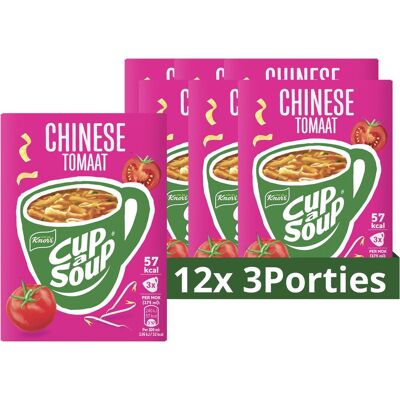 Knorr cup a soup - chinese tomaat - zonder toegevoegde smaakversterkers en conserveermiddelen - 36 porties Knorr cup a soup - chinese tomaat - zonder toegevoegde smaakversterkers en conserveermiddelen - 36 porties