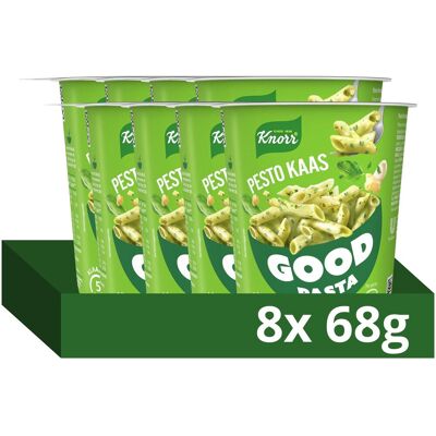 Knorr good pasta - pesto kaas - klaar in 5 minuten - 8 x 68 g Knorr good pasta - pesto kaas - klaar in 5 minuten - 8 x 68 g