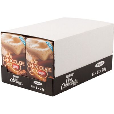 Nestlé hot chocolate mix - 6 doosjes à 8 sticks Nestlé hot chocolate mix - 6 doosjes à 8 sticks