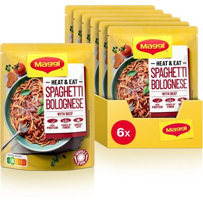 Maggi heat&eat spaghetti bolognese 6x280g Maggi heat&eat spaghetti bolognese 6x280g