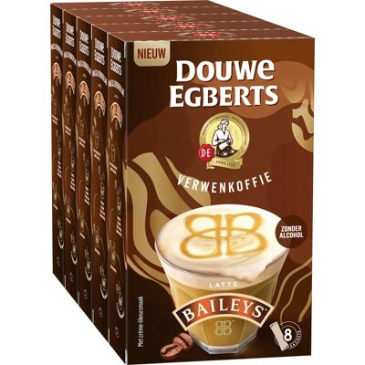Douwe Egberts latte baileys oploskoffie - 5 x 8 zakjes Douwe Egberts latte baileys oploskoffie - 5 x 8 zakjes