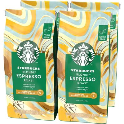 Starbucks blonde espresso roast koffiebonen - 4 zakken x 450g Starbucks blonde espresso roast koffiebonen - 4 zakken x 450g