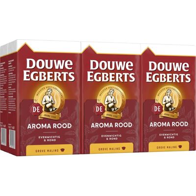 Douwe Egberts aroma rood grove maling filterkoffie - 6 x 500 gram Douwe Egberts aroma rood grove maling filterkoffie - 6 x 500 gram
