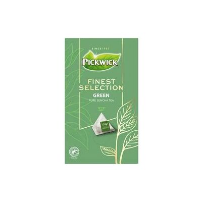 Pickwick Groene thee finest selection theezakjes 25 stuks Pickwick Groene thee finest selection theezakjes 25 stuks