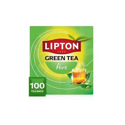 Lipton feel good selection green tea - 100 theezakjes - groene thee - grootverpakking - 1 doos Lipton feel good selection green tea - 100 theezakjes - groene thee - grootverpakking - 1 doos