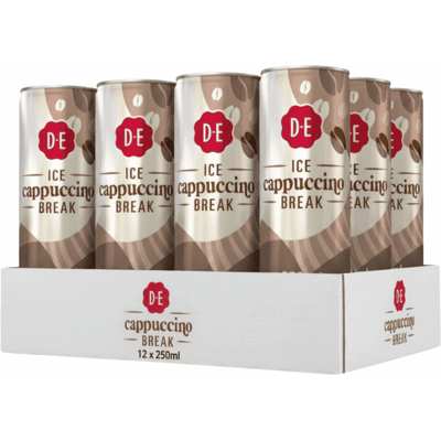 Douwe Egberts ice cappuccino ijskoffie (12x 250ml) Douwe Egberts ice cappuccino ijskoffie (12x 250ml)