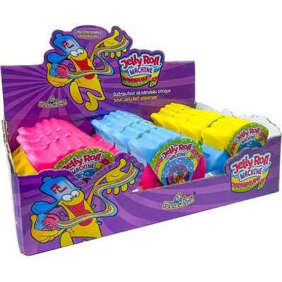 Funny Candy Jelly roll machine (12 stuks) Funny Candy Jelly roll machine (12 stuks)