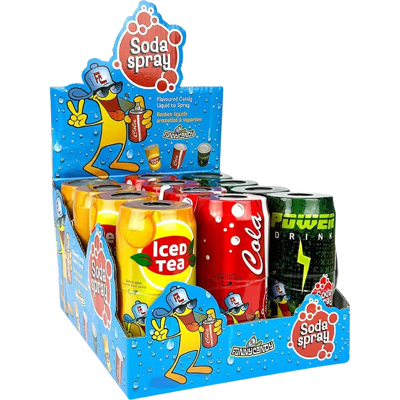 Funny Candy Soda spray (12x 16gr) Funny Candy Soda spray (12x 16gr)