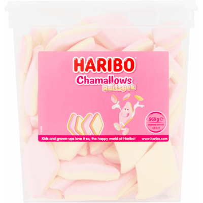 Haribo chamallows ruitspek (120 stuks) Haribo chamallows ruitspek (120 stuks)