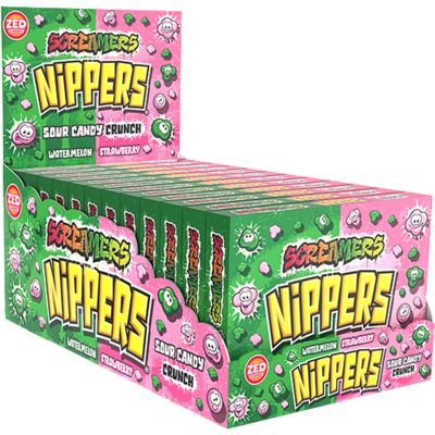 Zed Candy Nippers watermelon & strawberry pocket (16 stuks) Zed Candy Nippers watermelon & strawberry pocket (16 stuks)