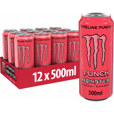 Monster Cable energy pipeline punch blik (12x 500ml) Monster Cable energy pipeline punch blik (12x 500ml)