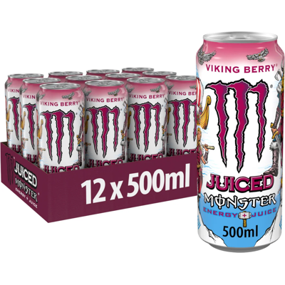 Monster Cable energy juice viking berry blik (12x 500ml) Monster Cable energy juice viking berry blik (12x 500ml)
