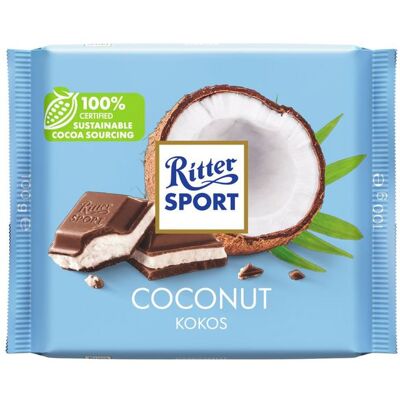 Ritter Sport Kokosnoot Reep - Chocolade Ritter Sport Kokosnoot Reep - Chocolade
