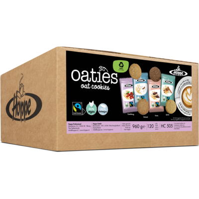 Hoppe oaties oat cookies mix fairtrade (120 stuks) Hoppe oaties oat cookies mix fairtrade (120 stuks)