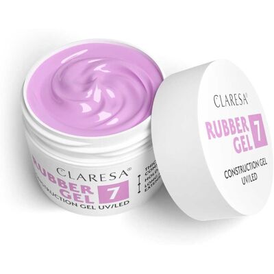 Claresa Rubber Gel 7 Zacht Lavendel - bouwgel voor nagels Claresa Rubber Gel 7 Zacht Lavendel - bouwgel voor nagels
