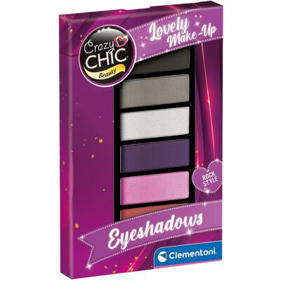 Clementoni crazy chic oogschaduw rock style, 8dlg. Multi kleuren Clementoni crazy chic oogschaduw rock style, 8dlg. Multi kleuren