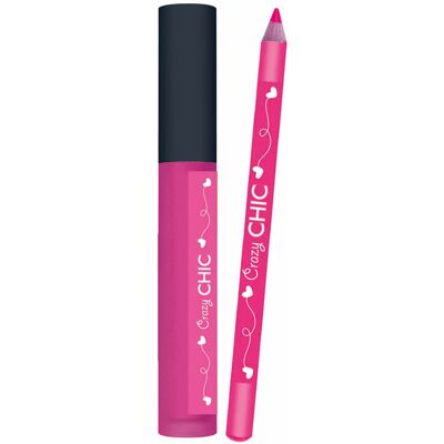 Clementoni crazy chic lipgloss en lipliner aardbei Multi kleuren Clementoni crazy chic lipgloss en lipliner aardbei Multi kleuren
