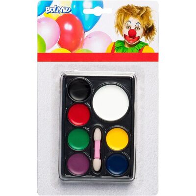 Boland Verfset voor Gezichtsverf - 7 Kleuren - Make-up Set Boland Verfset voor Gezichtsverf - 7 Kleuren - Make-up Set