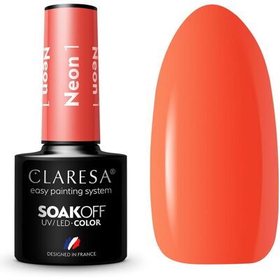 Claresa Neon Gel Nagellak - UV/LED, 1,5g - Langdurig, Hoge glans, Gemakkelijk aan te brengen Claresa Neon Gel Nagellak - UV/LED, 1,5g - Langdurig, Hoge glans, Gemakkelijk aan te brengen