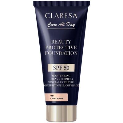 Claresa beauty protective foundation spf 50 1w light warm 30ml Claresa beauty protective foundation spf 50 1w light warm 30ml